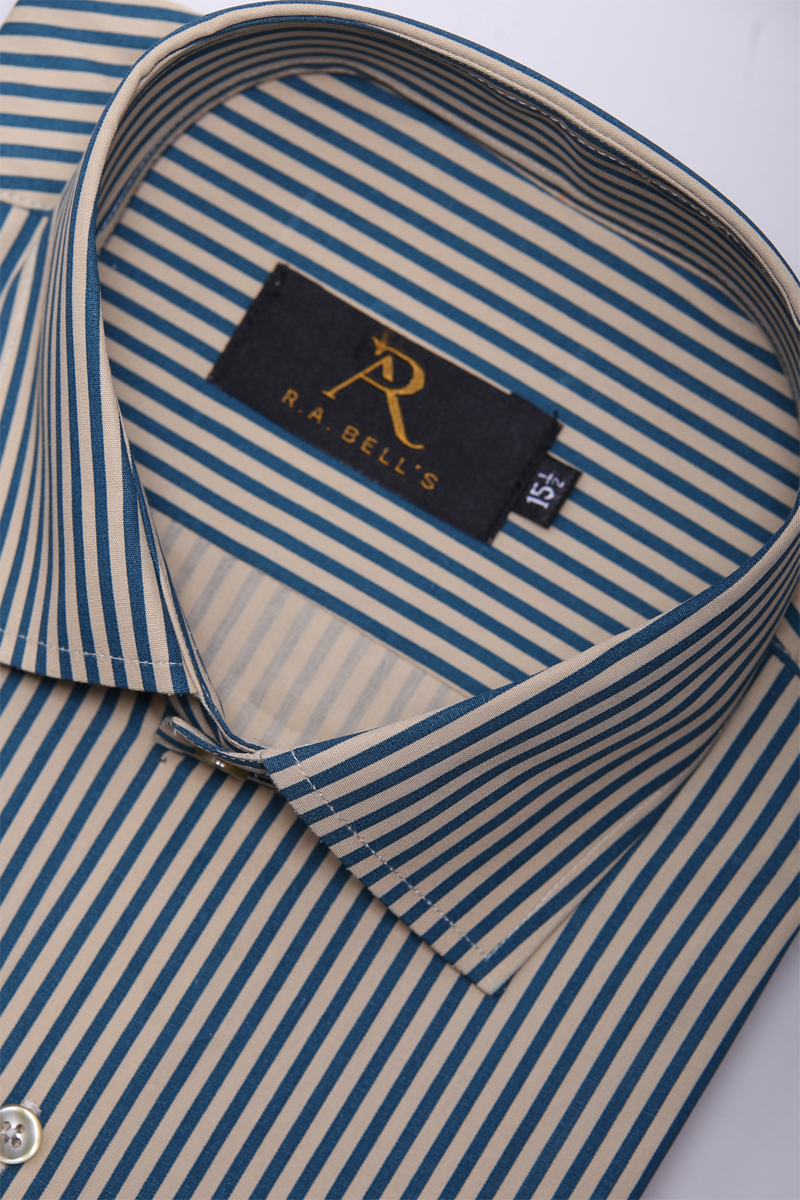 Regal Blue Stripe Shirt