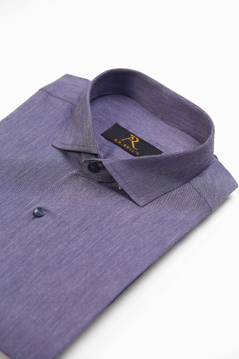 Lavender Smoke Textured Shirt