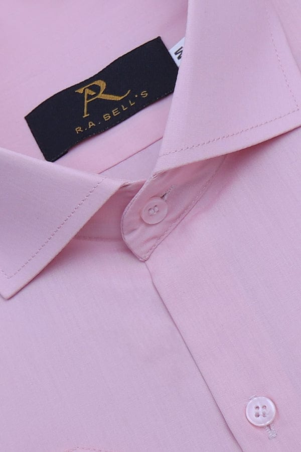 baby pink plain shirt