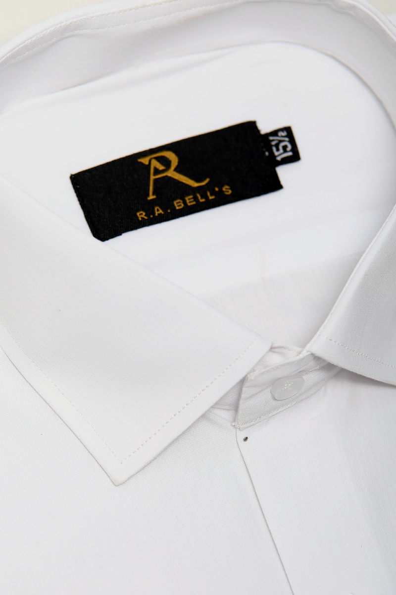 White Classic Formal Shirt