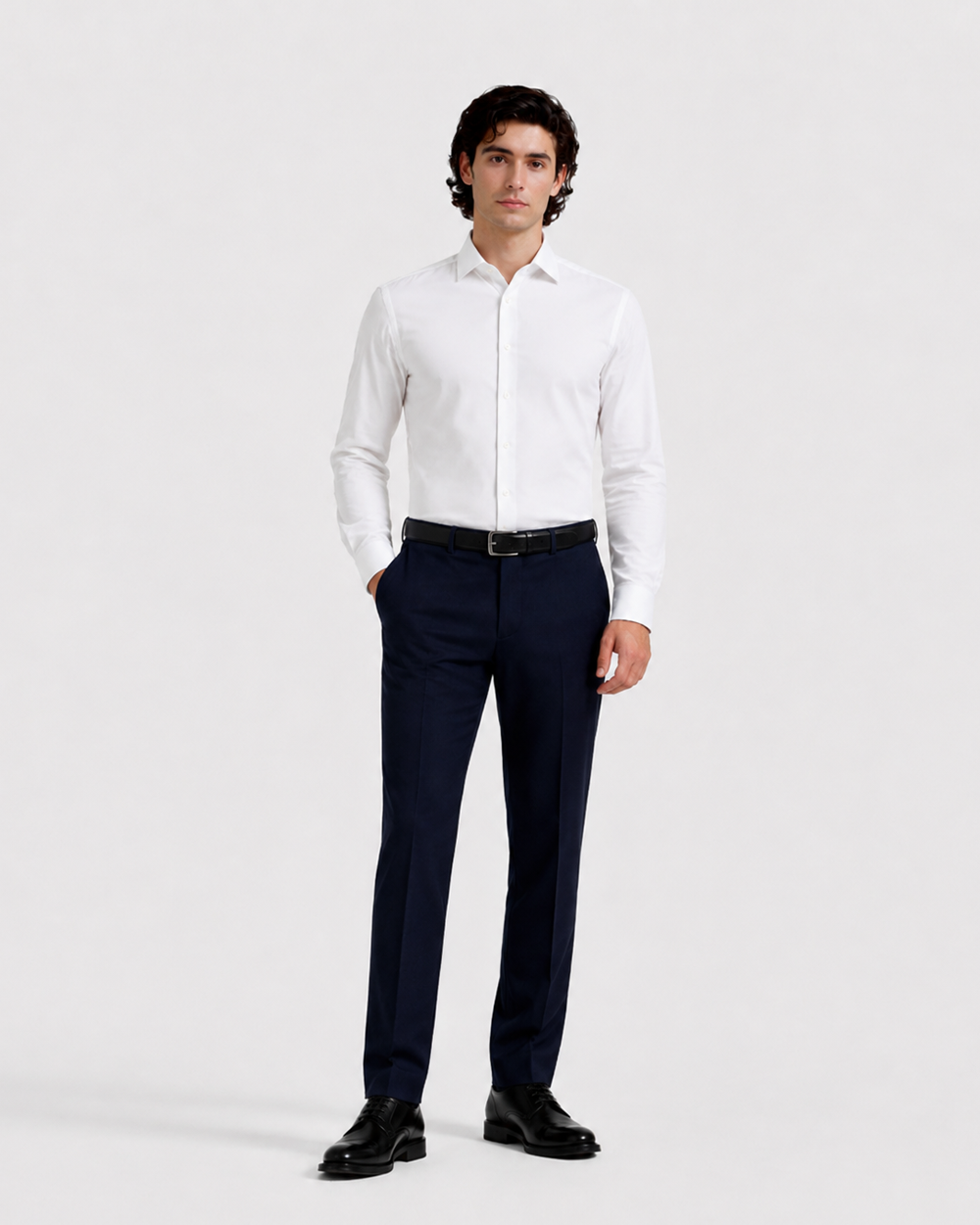 White Classic Formal Shirt
