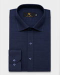 Navy Blue Texture Shirt