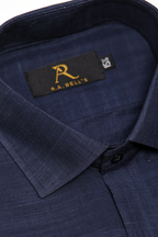 Navy Blue Texture Shirt
