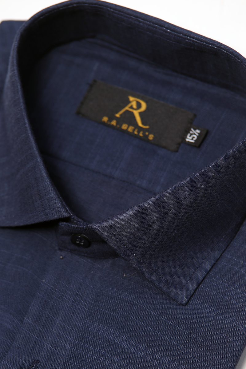 Navy Blue Texture Shirt