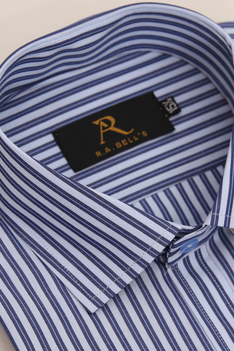 Monarch Blue Stripe Shirt