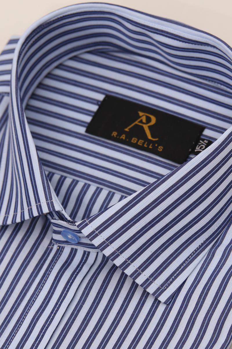 Monarch Blue Stripe Shirt