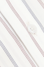 White Multi-Stripe Formal Shirt