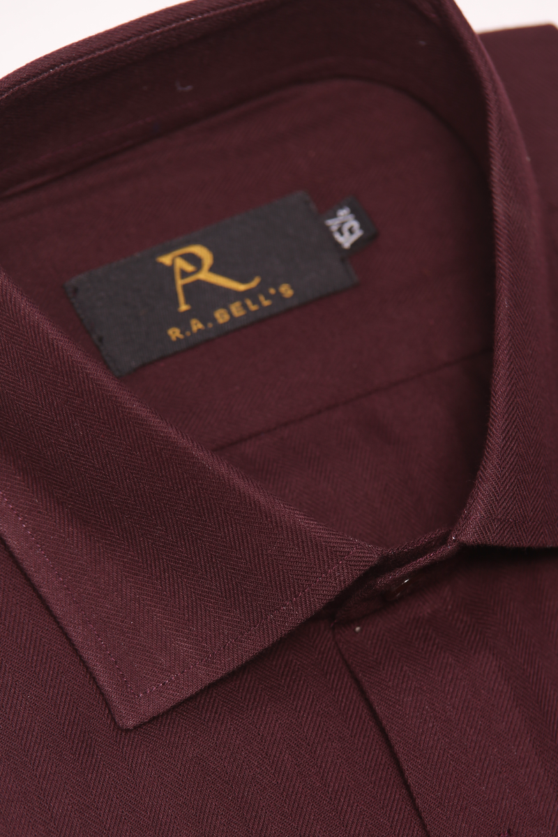 Wine Red Texture Shirt