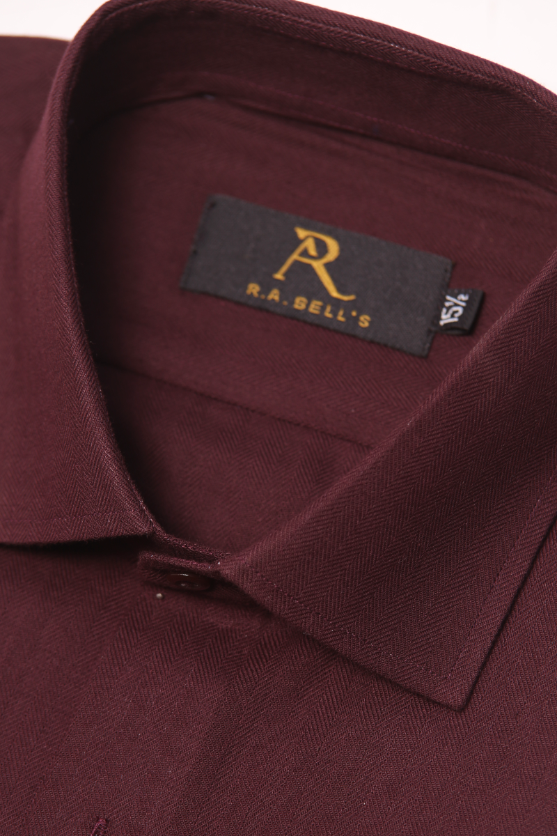 Wine Red Texture Shirt