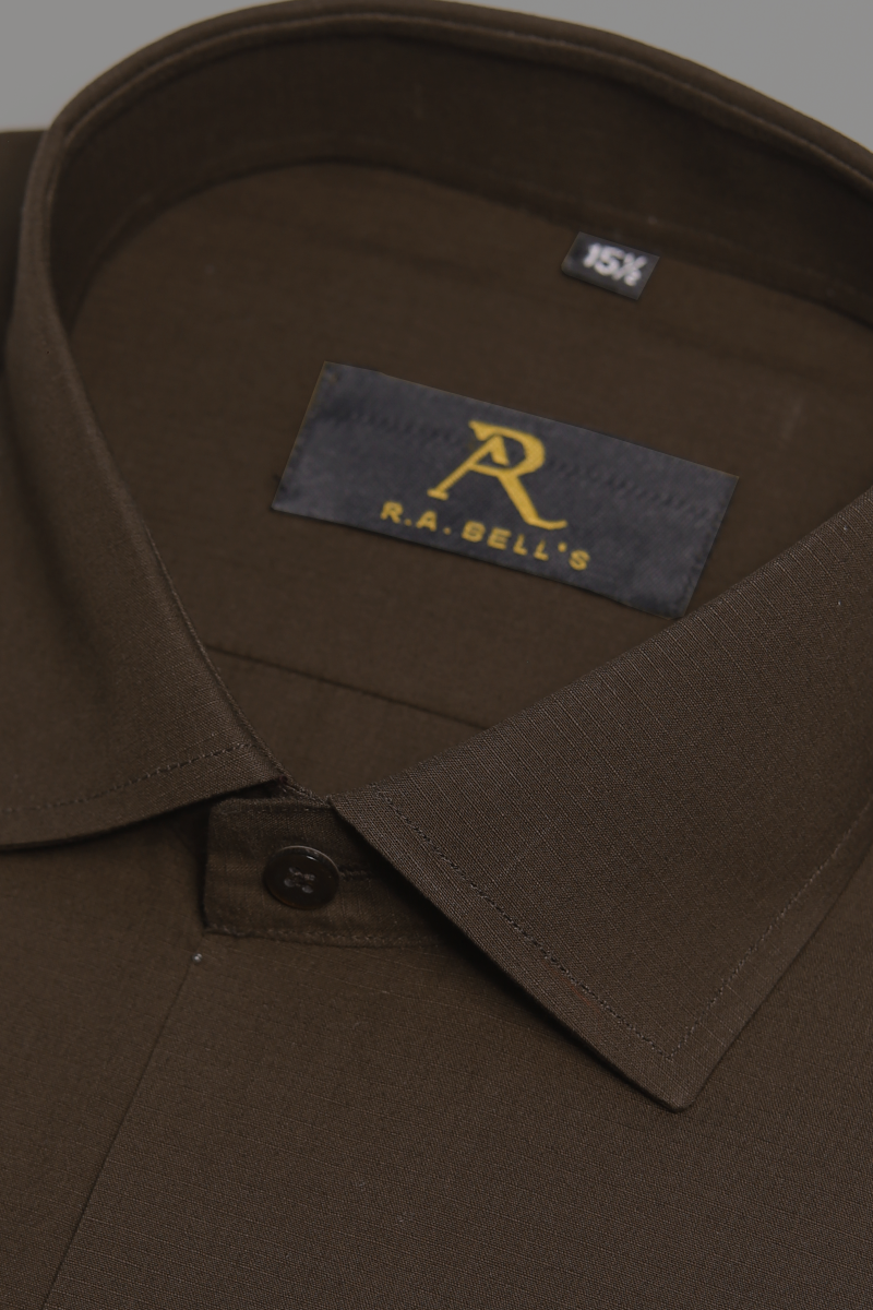 Chocolate Brown Formal Shirt