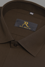 Chocolate Brown Formal Shirt