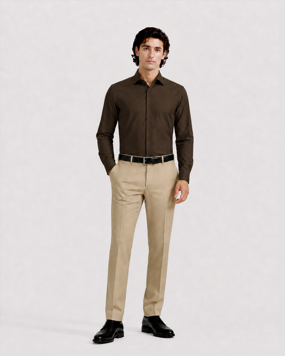 Chocolate Brown Formal Shirt