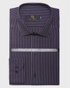 Midnight Lavender Stripe Shirt