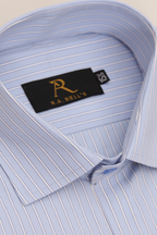 Sky Blue Pinstripe Formal Shirt