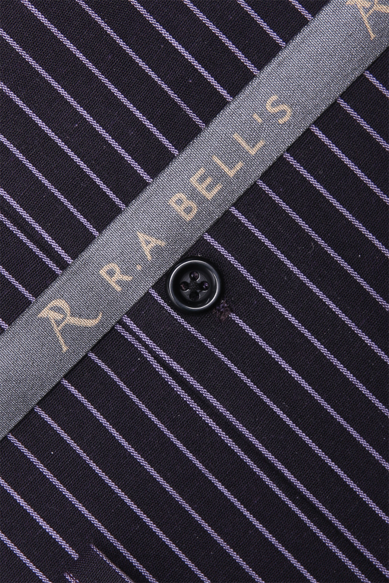 Midnight Lavender Stripe Shirt