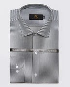Charcoal Prestige Stripe Shirt