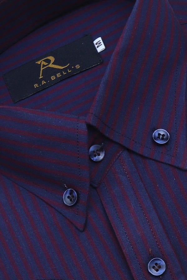 Twilight Plum Stripe shirt