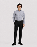 Silver Grey Texture Shirt
