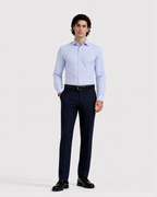 Sky Blue Pinstripe Formal Shirt