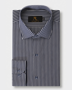 Prestige Navy Stripe Shirt