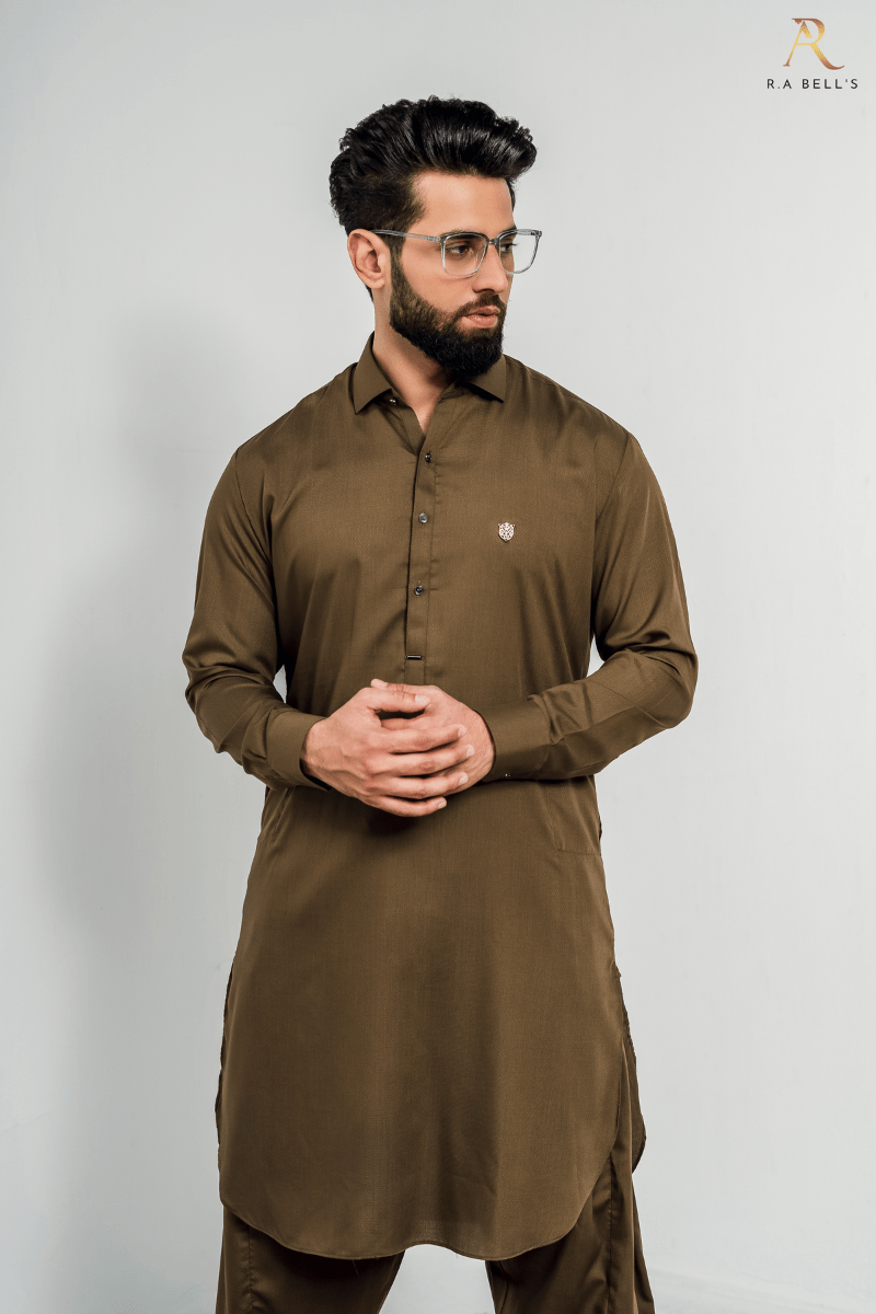 Congo Brown Shalwar Kameez