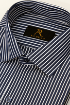 Prestige Navy Stripe Shirt