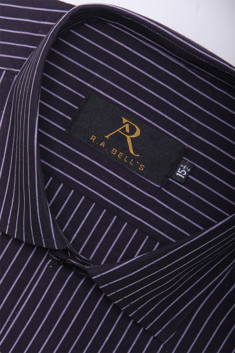 Midnight Lavender Stripe Shirt