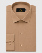 Camel Brown Formal Shirt