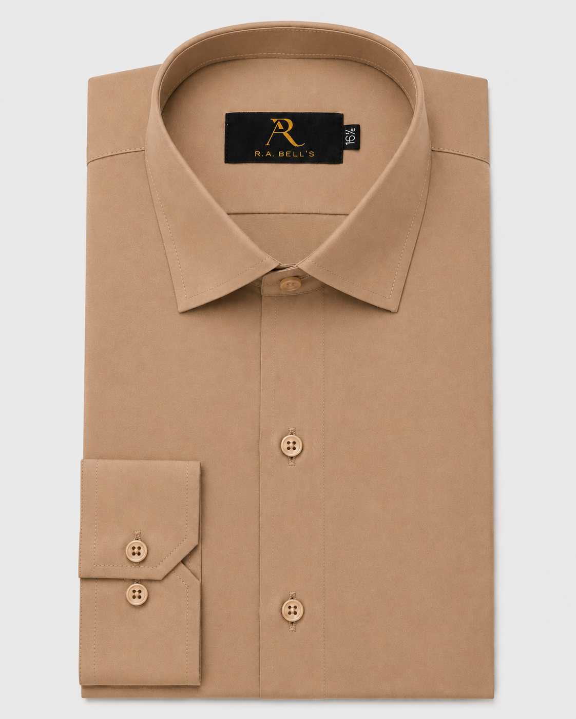 Camel Brown Formal Shirt