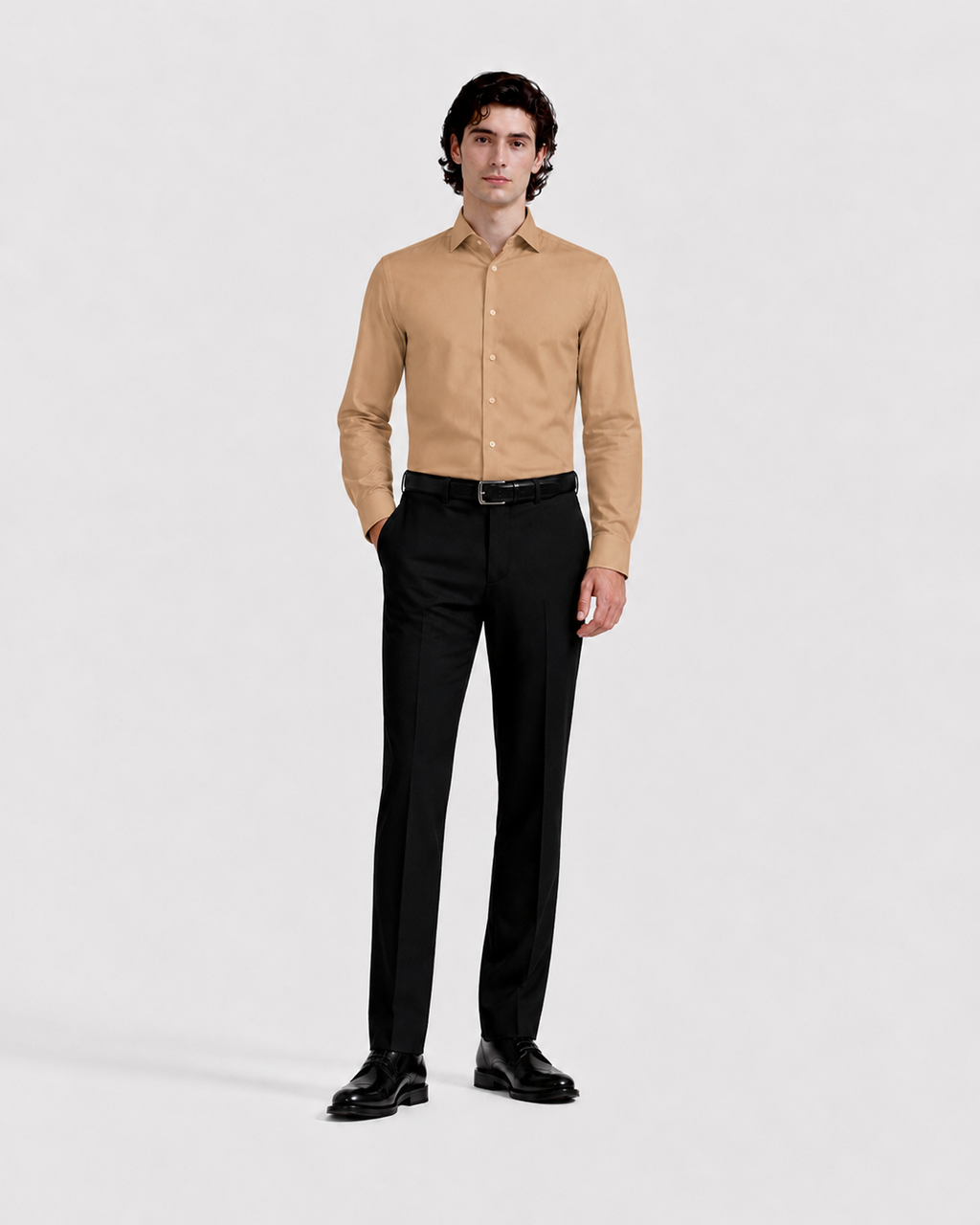 Camel Brown Formal Shirt