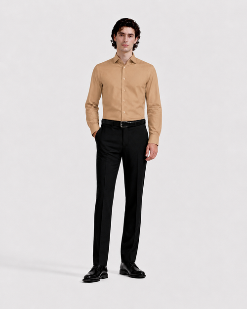 Camel Brown Formal Shirt