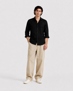 Black Linen Shirt