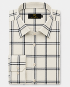 Stone Beige Check Shirt