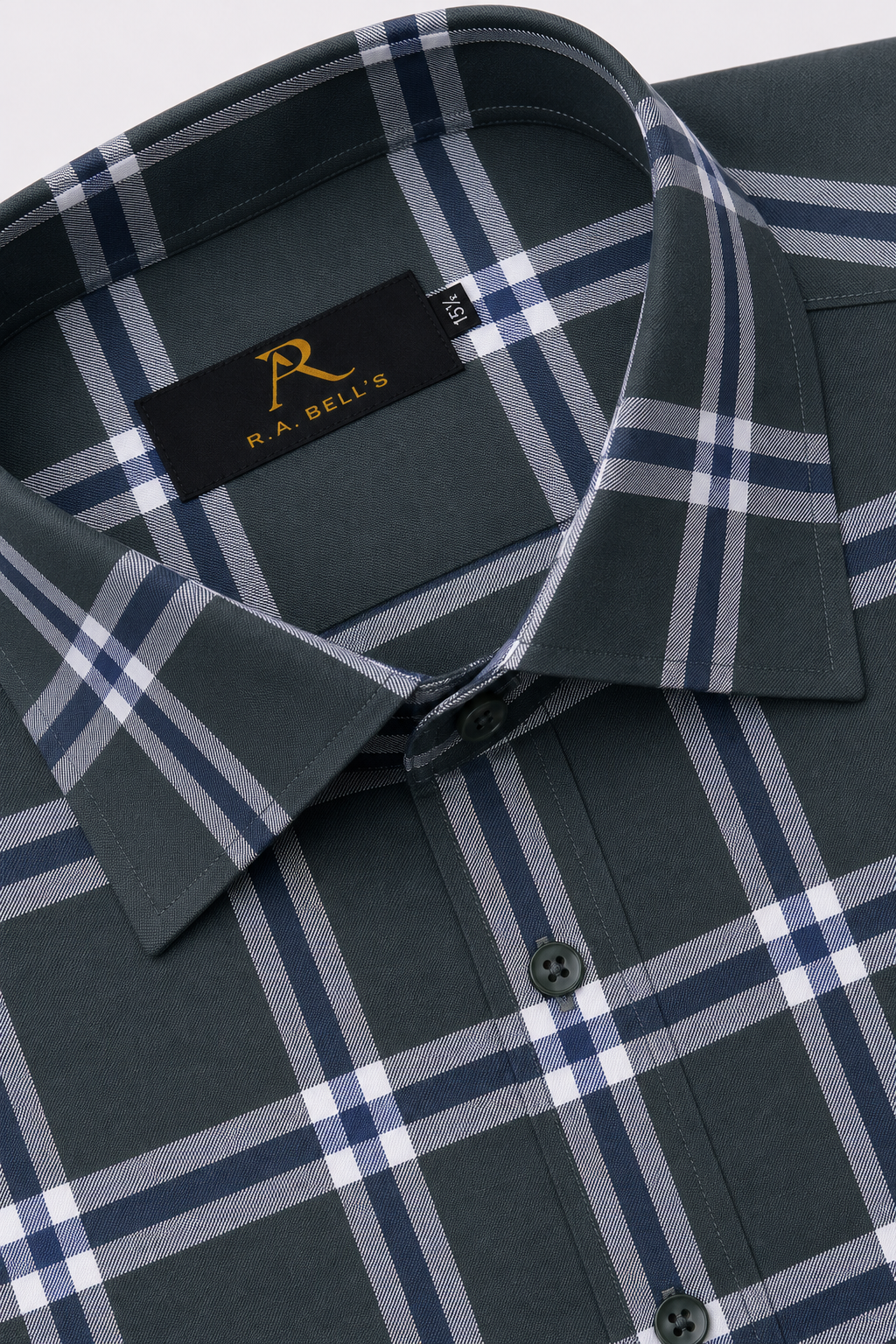 Slate Charcoal check shirt