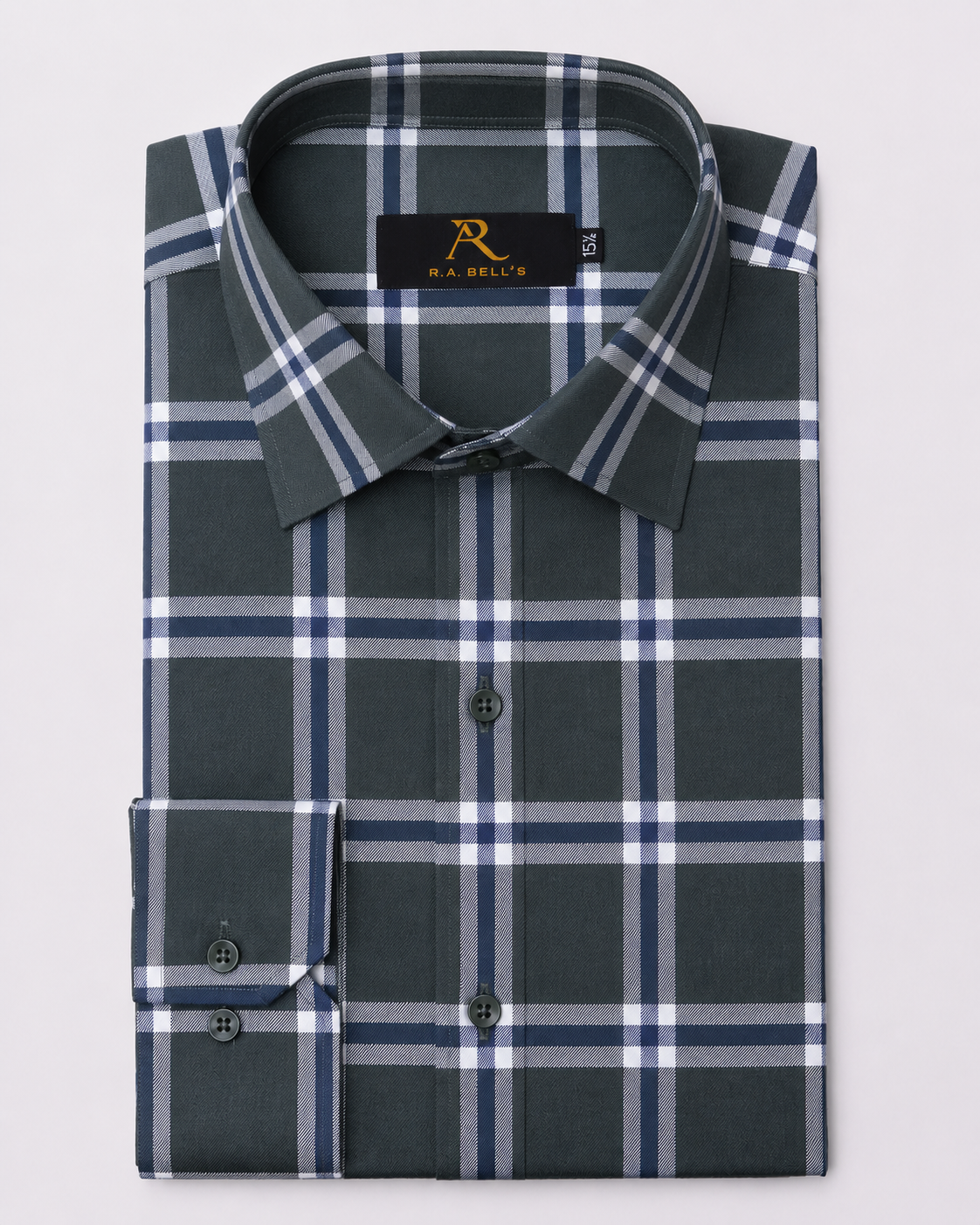 Slate Charcoal check shirt
