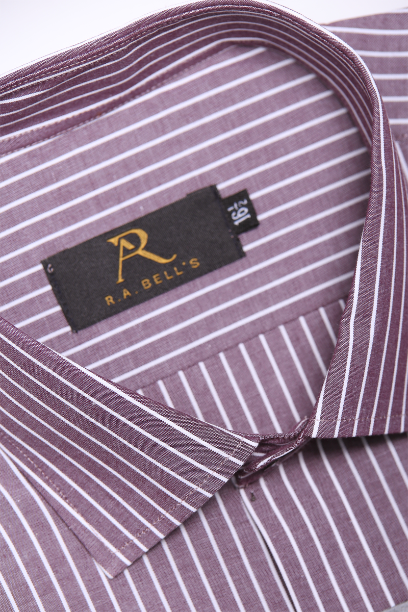 Mauve Prestige Stripe Shirt