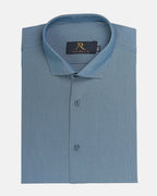 Frosted Teal Textured Shirt