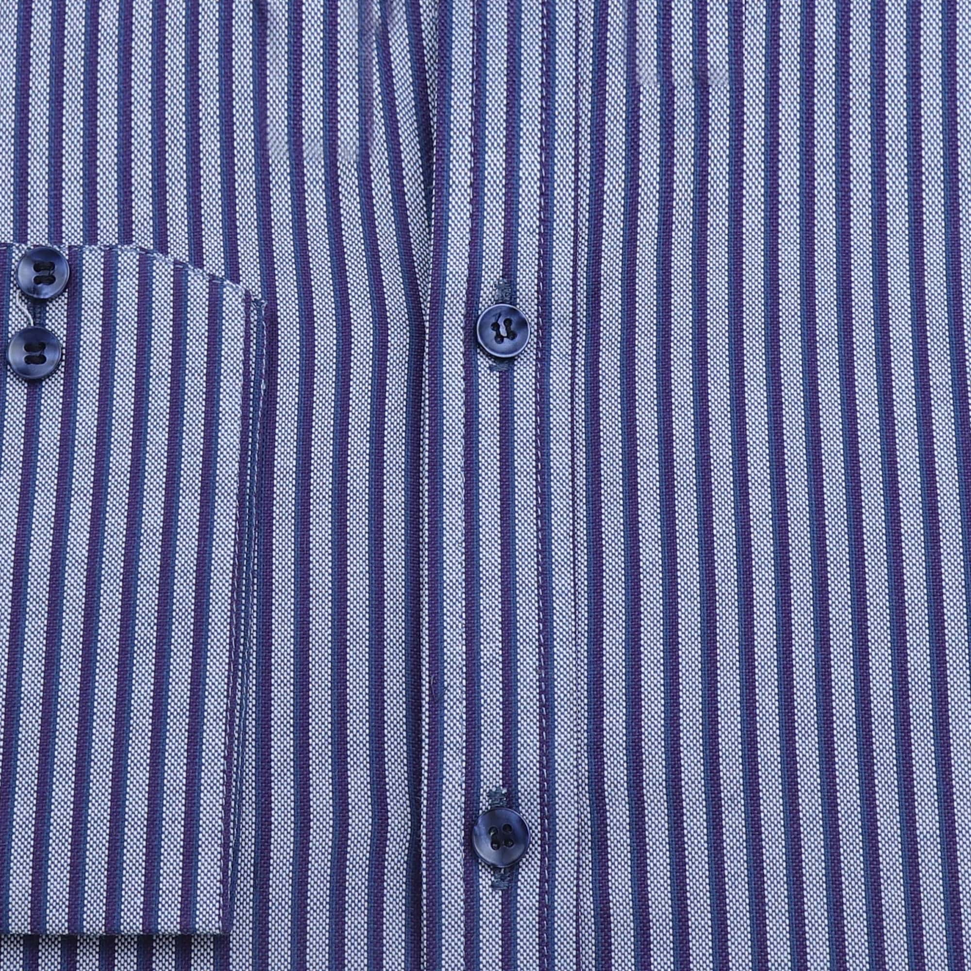 Cadet Blue Stripe Shirt