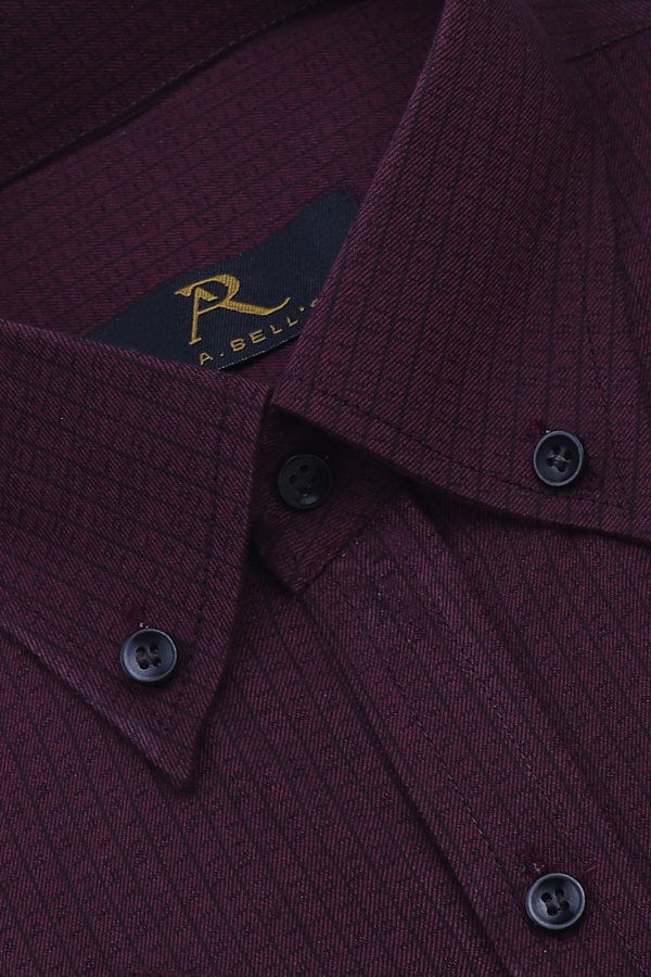 Wine Berry Stripe Shirt