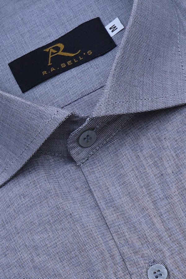 Slate Grey Textured Shirt